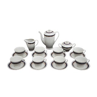 Polish Coffee Set from Ćmielów, 1980s, Set of 21 For Sale