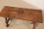 Spanish Antique Spanish Wooden Coffee Table with Carved Lyre-Legs and Iron Stretchers For Sale - Image 3 of 13