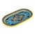 2020s Collectible Majolica Oval Tray For Sale - Image 5 of 5