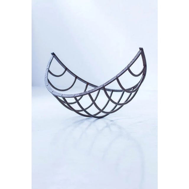 Cast Iron Basket or Sculpture For Sale - Image 6 of 6