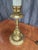 Mid 20th Century Vintage Brass Candlestick Lamp For Sale - Image 5 of 10
