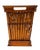 Brighton Pavilion Vintage Handcrafted Bamboo & Rattan Lattice Storage Basket – Chinoiserie / Coastal For Sale - Image 4 of 11