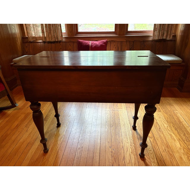 Antique Spinet Desk For Sale - Image 4 of 17