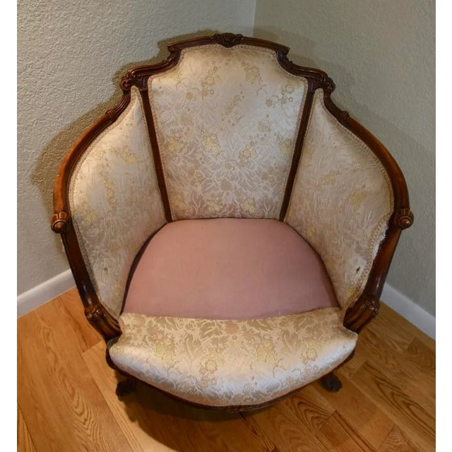 Early 20th Century Bergere Armchair For Sale - Image 9 of 10