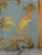 Textile Nomi Stenciled Linen Lumbar Pillows in Celeste Blue, Usa For Sale - Image 7 of 11