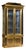 Mastercraft Neoclassical Brass and Glass Vitrine Cabinet For Sale