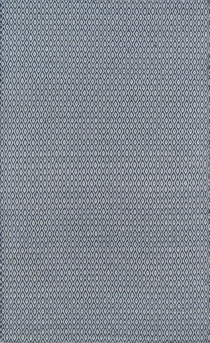 Erin Gates Newton Davis Navy Hand Woven Recycled Plastic Area Rug 8' X 10'
