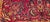 Antique Persian Sarouk Area Rug, Hand-Knotted Wool, Allover Floral Pattern, 4x6, Red & Navy For Sale - Image 15 of 17