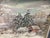 Late 20th Century Late 20th Century Beautiful Winter Landscape Small Painting on Artist Board For Sale - Image 5 of 5