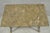 Vintage Directoire Maison Jansen Style Steel & Brass Marble Top Console Table For Sale - Image 4 of 18