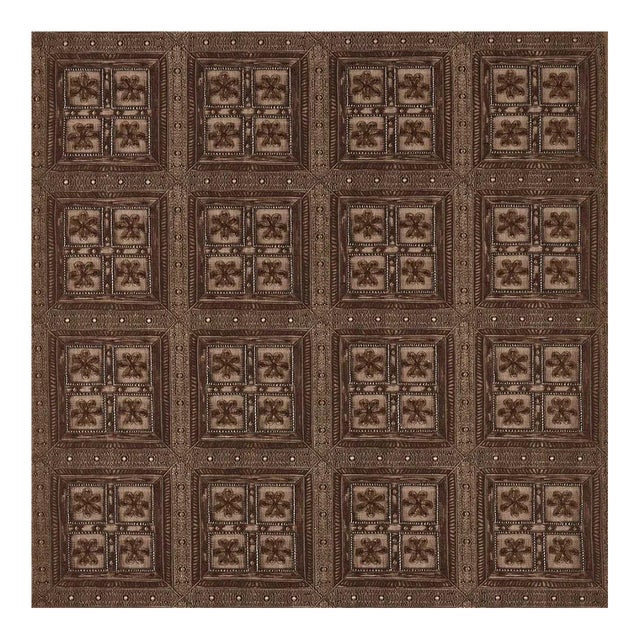 Sanderson Shand Gate Fabric in Indian Oak For Sale