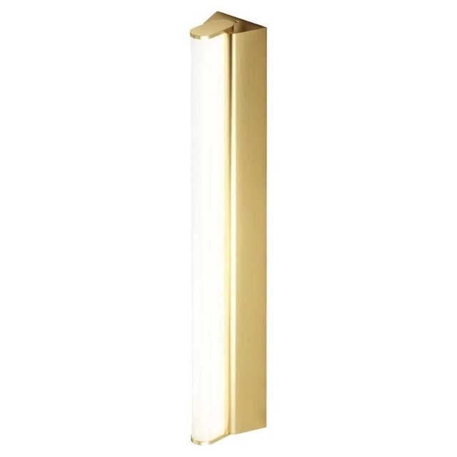 Gold IP Metrop 325 Satin Brass Wall Light by Emilie Cathelineau For Sale - Image 8 of 8