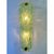 Impressive wall sconce made in clear graniglia of Murano glass. Made with a traditional Murano glass slab processing...
