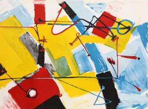 Jasha Green, "Untitled 6" Lithograph