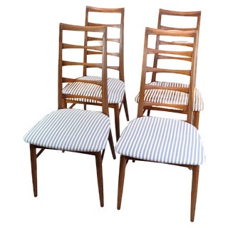 Vintage Model Lis Chairs by Niels Koefoed, 1960s, Set of 4 For Sale