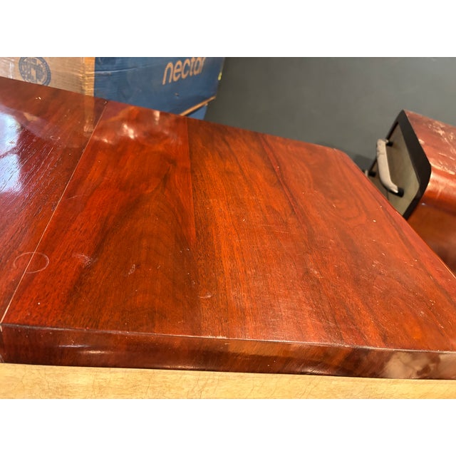 Wood Pair of Italian Art Deco 1940s Nightstands For Sale - Image 7 of 8