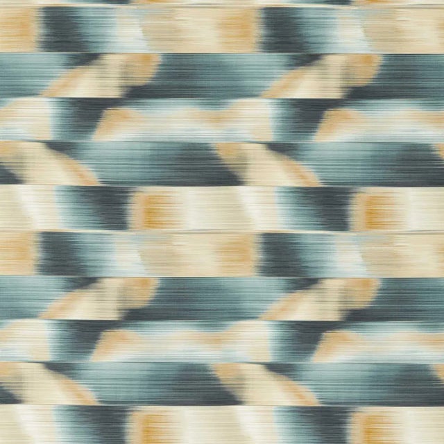 Harlequin Oscillation Fabric in Adriatic/ Sand - a Sample For Sale