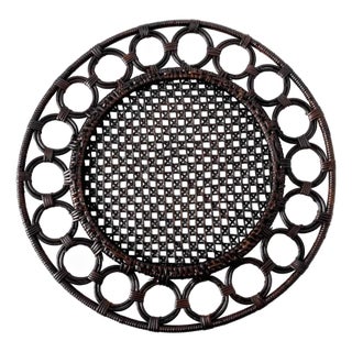 Erin Gates x Kassatex Sconset Woven Rattan Charger For Sale