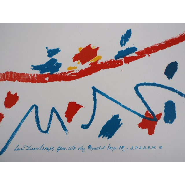 After Pablo Picasso, Bullfighting, Lithographic Poster For Sale - Image 6 of 10