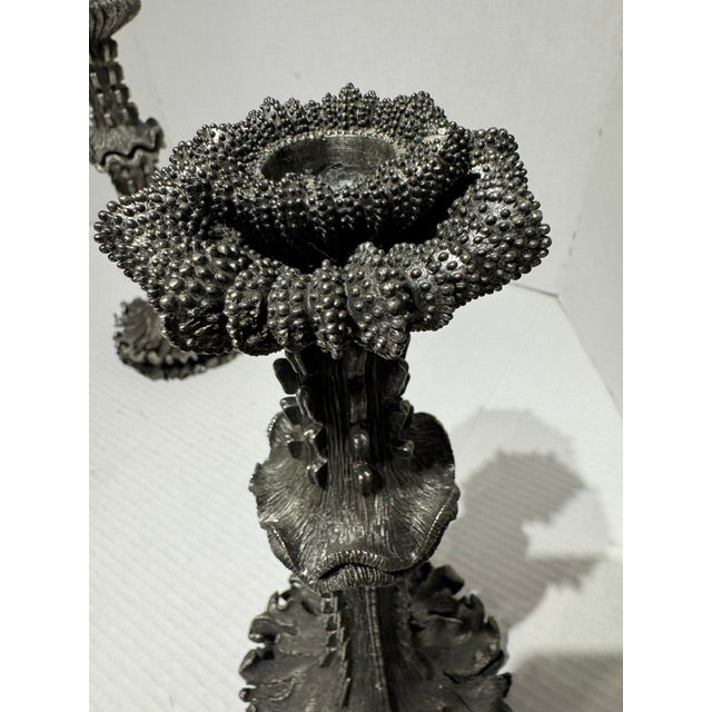 Ornamental & Decorative Materials Vintage L' Objet Marianna Candle Holder Trio For Sale - Image 7 of 10