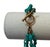 2010s Handmade Three Strand Tiered Beaded Necklace For Sale - Image 5 of 6