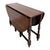 Wood Vintage Oak Drop Leaf Dining Table, 1950s For Sale - Image 7 of 10