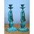 Hollywood Regency Vintage Patinated Metal Winged Sphinx Candelabras - Pair For Sale - Image 3 of 12