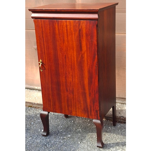 Victorian Refurbished Mahogany Sheet Music Cabinet, Ca 1900s For Sale - Image 13 of 16