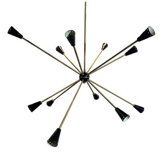 Vintage Space Age Ceiling Lamp by Stilnovo, 1950s For Sale