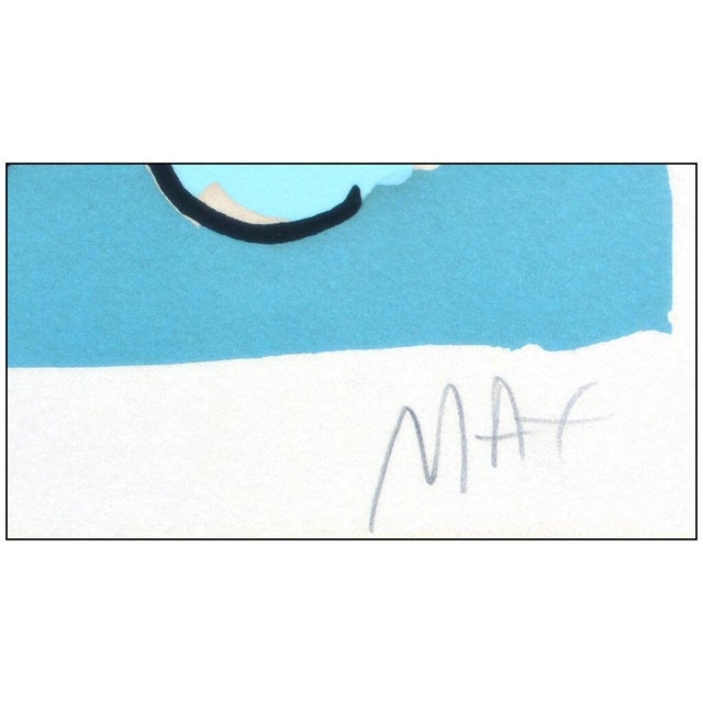 Peter Max Mid 20th Century Monk In The Garden, Peter Max For Sale - Image 4 of 6