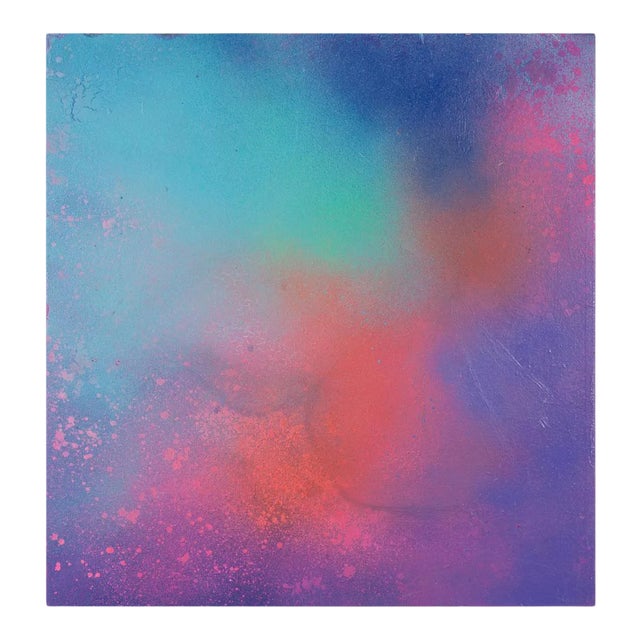 Paige West "Dream" Original Spray Paints on Aluminum Painting For Sale