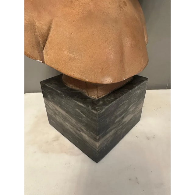 19th Century French Terracotta Bust of a Young Boy, 1890 For Sale - Image 9 of 10