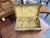 19th Century 19th-Century Antique Brass-Studded Leather Document Box Trunk For Sale - Image 5 of 7