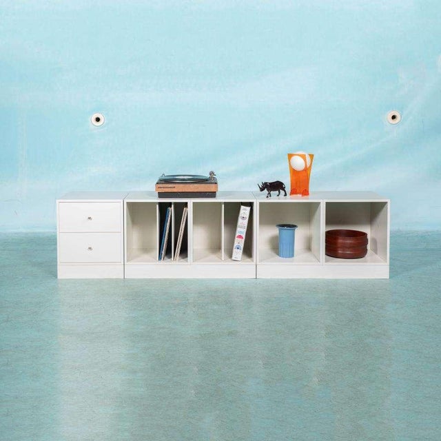 Vintage Q-Bus Bedside Table by Cees Braakman for Pastoe For Sale - Image 10 of 11