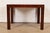 A sleek and stylish Mid-Century Modern Parsons side table in gorgeous book-matched burl wood By Paul Evans for Directional...