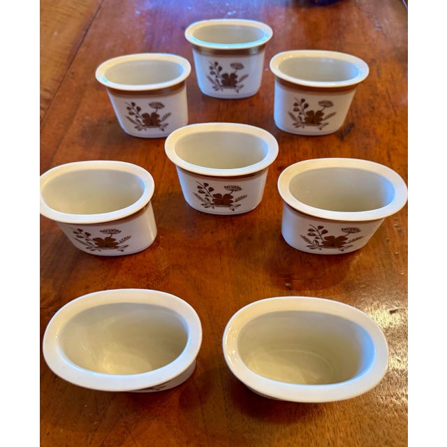 Ivory 1960s Royal Copenhagen, Denmark Golden Clover Liselund Botanical Fine Porcelain China Set- For Sale - Image 8 of 12