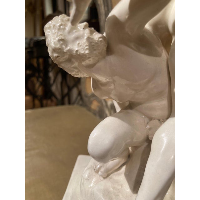 19th Century Italian Renaissance White Glazed Porcelain Figurine Group For Sale - Image 11 of 16
