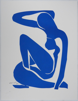After Henri Matisse, Blue Nude I, Lithograph