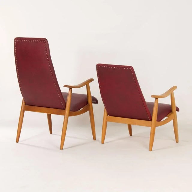 Set of Armchairs by Louis Van Teeffelen for Webe, 1960s For Sale - Image 6 of 11
