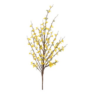 Forsythia Floral Branch (Set of 4) For Sale