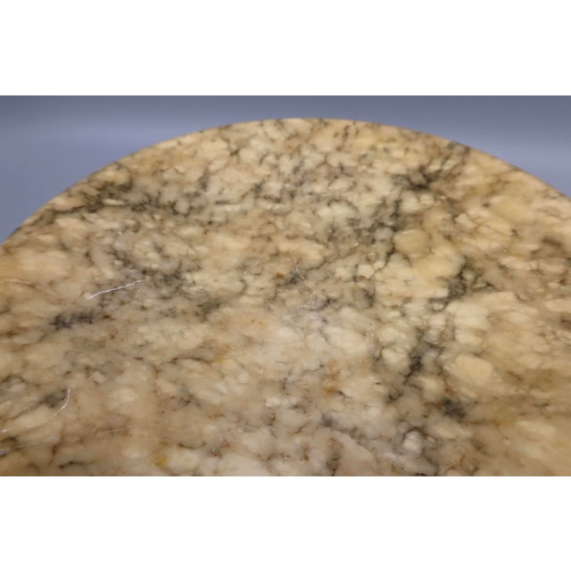 Antique Hand Carved Italian Alabaster Compote Tazza For Sale - Image 9 of 9