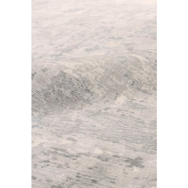 Pasargad Home Beverly Grey Area Rug- 6' 0" X 9' 0" For Sale - Image 4 of 6