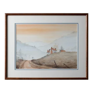 Richard Tumbleston - Mountain Road Watercolor Painting