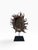 African Large Mid-20th Century African Guéré (Wè) Gela Horn "War" Power Mask on Custom Stand For Sale - Image 3 of 8