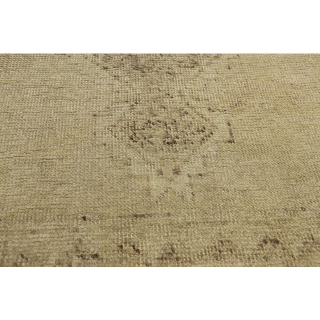 Vintage Turkish Oushak Rug Runner - 02'11 X 12'08 For Sale - Image 4 of 9
