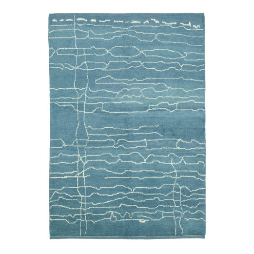 Blue Moroccan Rug, 2000s | Chairish