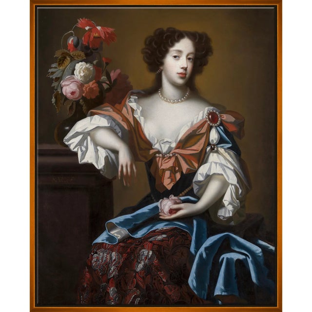 Portrait Canvas - Hand Embellished Framed Art For Sale