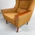 Goldenrod 1950s Mid Century Modern Wingback Lounge Chair For Sale - Image 8 of 12