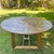Outdoor Wood Table With Lazy Suzy Center - 63" Round For Sale - Image 9 of 18