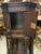 Rich Dark Walnut Hand Carved Antique English Court Cupboard For Sale - Image 4 of 12